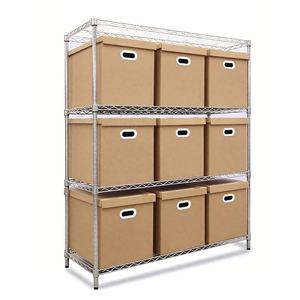 Étagère métallique double face en acier inoxydable 201/304 de haute qualité, à étagères réglables, légère, pour usage industriel - Product Image 2