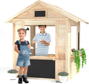 2025 nouveau pin massif naturel aire de <span class=keywords><strong>jeux</strong></span> extérieure en <span class=keywords><strong>bois</strong></span> multi-fonctionnel cabine décoration jeu interactif enfants Playhouse - Product Image 5