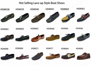 LLJ-zapatos planos informales antideslizantes para barco, calzado de cuero de primera calidad con costura manual para España HSW068 - Product Image 6