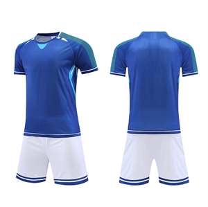 个性化舒适夏季足球队球衣，带热升华印花短袖，适合青少年比赛，适合所有年龄段 - Product Image 5