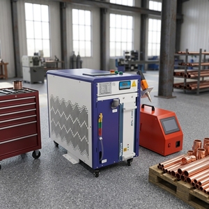 Machine de soudage laser à fibre portative haute précision, prix compétitif, sécurité avancée, source de refroidissement par eau pour applications de haute précision - Product Image 5