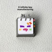 Cute Keycap Series Desk Calendars Original Personality-Driven Resin Keycaps Mechanical Keyboards Replaceable Single ESC Key Gift