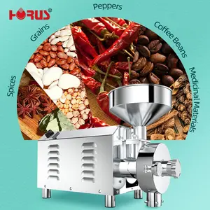 HORUS china best 2200W electric wheat mini indian flour mill price for sale