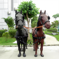 Harnais pour cheval à usage unique avec selle de style western pour la course