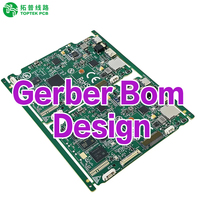 ROSH REACH Sertifikalı Yüksek Frekanslı FR4 Esnek Çok Katmanlı PCB Prototip Gömülü Kart Sert Altın Yüzeyli 1-3 Gün Teslim Süresi PCBA