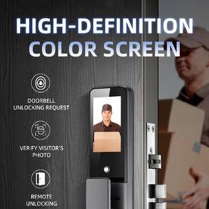 Serrure Intelligente Tuya Entièrement Automatique - Reconnaissance Faciale et Empreinte Digitale, Caméra de Visiteuse, Antivol, Connectivité Wi-Fi Cloud, Serrure de Sécurité Domestique - Product Image 5