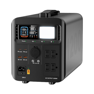 Di động 700W/1200W năng lượng lưu trữ Trạm điện tinh khiết Sine Wave Inverter Lithium Ion Pin đèn pin Đặc biệt xe MPPT AU/chúng tôi - Product Image 3