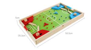 Juego de fútbol de madera 3 en 1, gran oferta, para escritorio, cinco en fila - Product Image 2