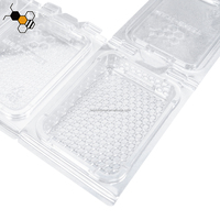 Boîte à miel en plastique, cadre à abeilles, boîte à miel en nid d'abeille, cassette pour cadre de ruche britannique
