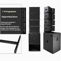 Système de sonorisation professionnel à double ligne active de 8 pouces, 10 pouces et 12 pouces, facile à déplacer, performance mobile