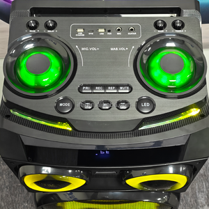 Enceinte DJ 150W double 12 pouces, grande enceinte TWS avec woofer puissant et double microphone sans fil IFeiGiftM 2255 pour fêtes, extérieur et maison - Product Image 5