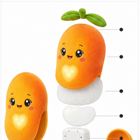 Porte-clés Peluche Mignon IA Mango en Polyester Doux avec Oreilles Mobiles – Idéal pour Enfants et Adultes, Cadeau de Fête