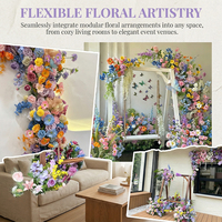 Herfstkleuren Kunstbloemen Zijden Esdoornblad voor Herfstseizoen Thanksgiving Decoratie