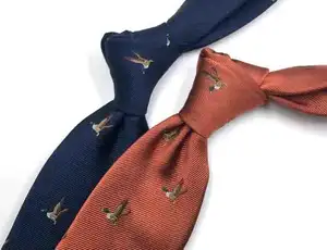 High End Fashion Custom Jacquard 100% Silk Neck Tie For Men