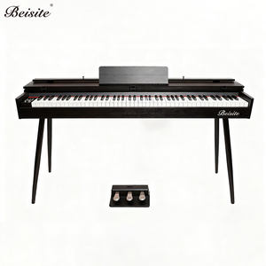 Beisite nouveau Style Portable professionnel <span class=keywords><strong>Piano</strong></span> numérique 88 touches lestées Midi Rechargeable haut-parleur intégré électronique Musical - Product Image 3