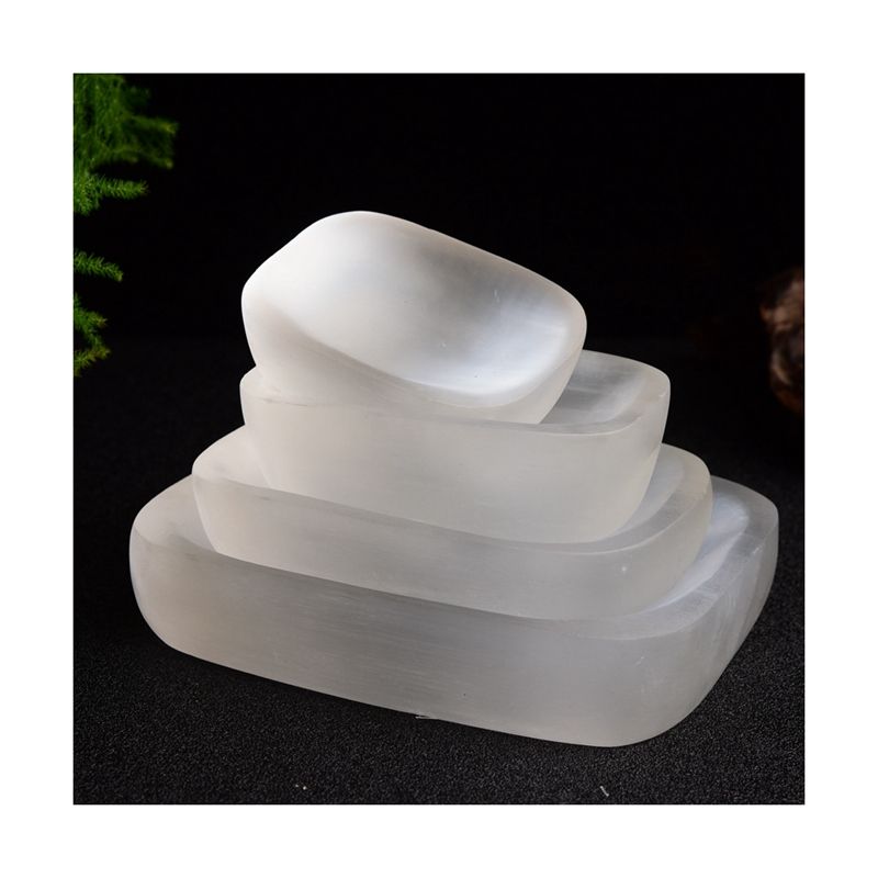 selenite jade bowl