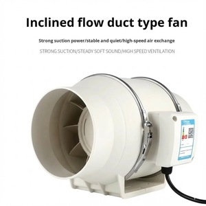Ventilador de Ducto HF, Comercial, de Plástico, Industrial, Silencioso, de Flujo Mixto, Eléctrico, Ventiladores de Ventilación en Línea para el Hogar - Product Image 2