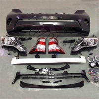 Accessoires pour véhicules Land Cruiser Prado 150 Facelift Conversion 4x4 Kit carrosserie avant en plastique PP et alliage d'aluminium 100% compatible