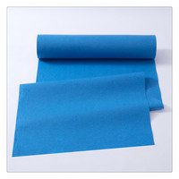 Tapis uni non tissé Tapis extérieur bleu Tapis bleu