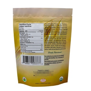 Sacs d'emballage de <span class=keywords><strong>Granola</strong></span> de céréales 500 Gr/sacs d'emballage de Muesli/sacs de graines de chia - Product Image 3