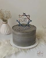 Camilla Neues Design Gold Acryl Quadratische Kuchendekoration Backzubehör für Geburtstag und Hochzeit Acryl Cake Topper