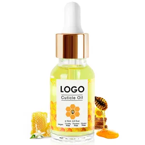 Miglior prezzo olio per cuticole per unghie olio di Jojoba di alta qualità Nail Art olio per la cura della cuticola sapore di miele