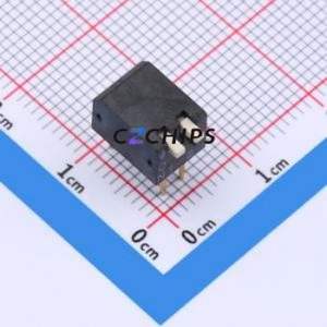 DH-02BP DIP Switch Through hole Component (THT) Switch Piano Key 2 2.54mm - Product Image 1