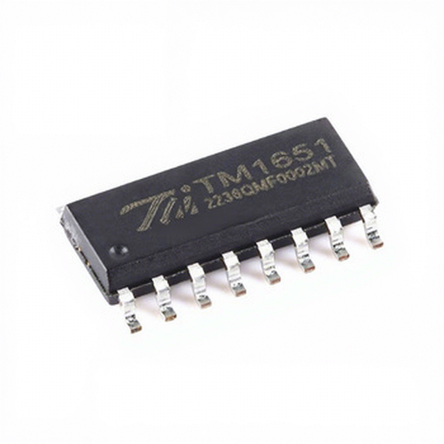 TM1651SOP-16 LED Driver Control IC with Keyboard Scanning Interface