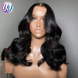 Perruques courtes et droites de type bob vietnamien, cheveux humains vierges de qualité 12A, perruque à dentelle frontale, texture de dentelle transparente - Product Image 5