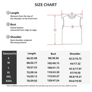 Débardeurs Homme Anti-Boulochage en Coton Épais avec Logo Personnalisé, Débardeur de Sport Vintage en Polyester pour Homme - Product Image 5