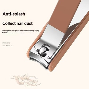 Set di Strumenti per Manicure con Tronchesine per Unghie Portatili e Funzione Anti-Schizzi - Product Image 4
