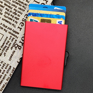 Nouveau design Dropshipping <span class=keywords><strong>ANGO</strong></span> <span class=keywords><strong>ANGO</strong></span>-CH017 Portefeuille minimaliste Porte-cartes de crédit Blocage RFID Sans fermeture - Product Image 5
