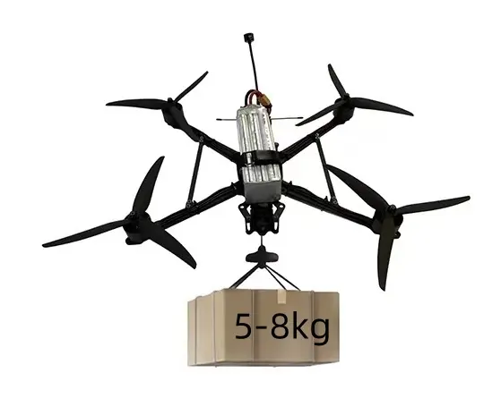 Zware Belasting 10 Inch Fpv Drone 5-8Kg Laadvermogen 20Km Vliegafstand
