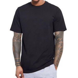 Meilleures ventes T-shirt de style formel de haute qualité pour hommes, tissu tricoté en polyester/coton à motif uni de couleur personnalisée pour adultes - Product Image 1