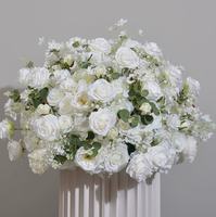 Boules de fleurs de luxe en soie pour mariage et fête, vente en gros d'usine