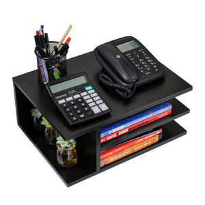 <b>Mini</b> Desktop Organizer 3 Tier Rectangle Standing Type Office Storage Shelf For <b>Desk</b> Organization - Product Image 5