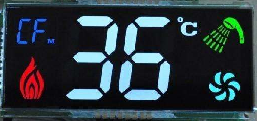 Изготовленный на заказ 7-сегментный цифра день счётчик часов ЖК-дисплей модуль с питанием от аккумулятора