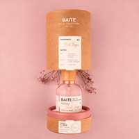 Boîte d'emballage en tube de carton de luxe personnalisée pour parfum et soins de la peau |   Boîte cylindrique cosmétique écologique recyclable avec gaufrage