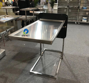 Table pliante murale EUR VET gain de place 112x56cm en acier inoxydable 304, capacité 75kg, facile à nettoyer, pliable, ultra-mince 13cm <span class=keywords><strong>pour</strong></span> clinique - Product Image 5