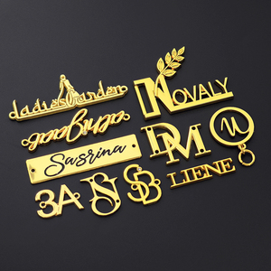 Suministros de Hardware, accesorios, etiquetas personalizadas para bolsas de metal, bolso, placa con logotipo de Metal, logotipo de marca, Pin de Metal para bolsos, bolsos - Product Image 3