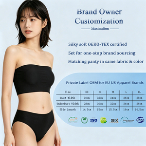 Reggiseno Senza Spalline di Alta Qualità, Taglie Grandi, Leggero, Push-up, Set Reggiseno Invisibile Tagliato al Laser - Product Image 2
