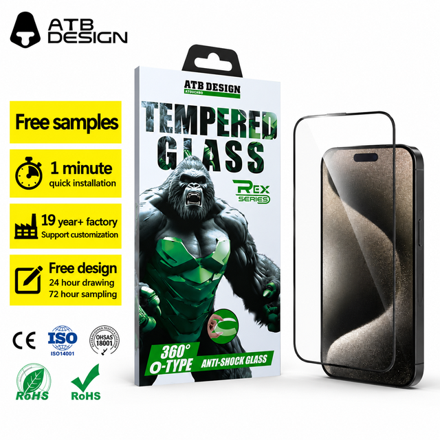 Wholesale Unbreakable Full Cover Gorilla Glass 9H Hardness Tempered Glass Screen Protector for iPhone 1716 15 /18 Pro Max