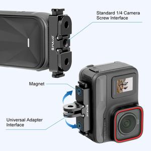 Puluz Camera Adapter Accessoires Luchtvaart Aluminium Quick Release Base Adapter Beugel Voor Insta360 X 5 / Ace Pro / Pro <span class=keywords><strong>2</strong></span> - Product Image 3