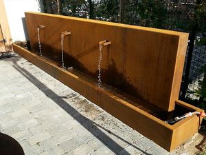 Fuente de Agua en Cascada de Acero Corten Moderna para Jardín, Nueva Tendencia para Exteriores - Product Image 3