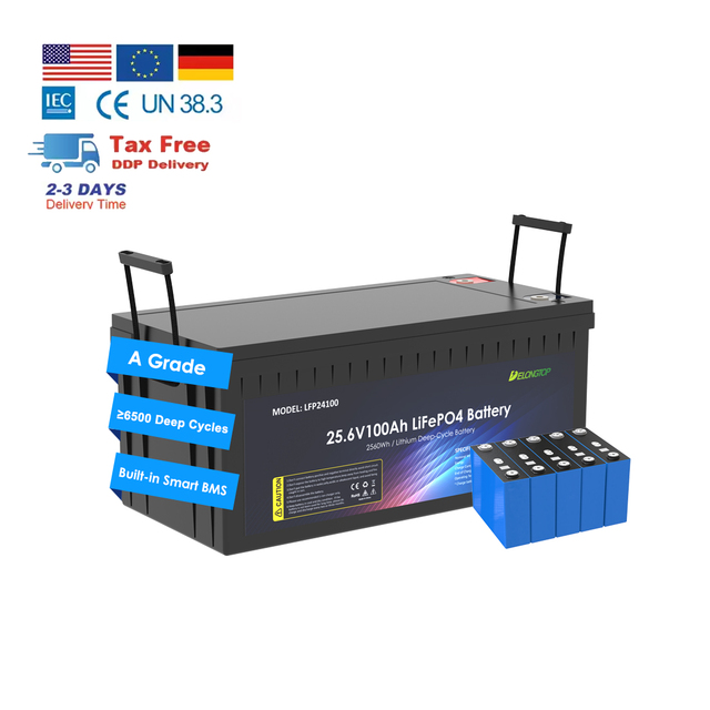 Energy Storage 25.6V 24V 200Ah Original Lithium Aaa Lithium Ion Lifepo4 Battery Cell Box Battery for Home