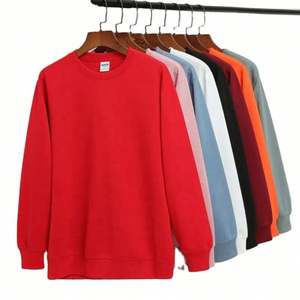 Wonderful Breathable Custom Cotton Crew Neck Long Sleeve Men Sweatshirts <b>Dropped</b> Shoulder Pullover Sweaters - Product Image 2