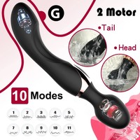Starke Kraft 10-Gang Big Vibration für Frauen Dual Heads Vibration AV Wand Body Massager Sexspielzeug für Frauen Female Sex Produkte
