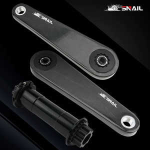 Venta al por mayor 12S/11S/10S <span class=keywords><strong>MTB</strong></span> bicicleta fibra de <span class=keywords><strong>carbono</strong></span> manivela 53/39T52/36T <span class=keywords><strong>bielas</strong></span> aleación 50/34T plato 104BCD/110BCD para BMX - Product Image 2