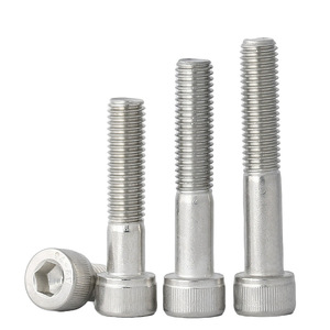 <span class=keywords><strong>ASME</strong></span> <span class=keywords><strong>b18.3</strong></span> 304 ốc vít đầu lục giác bán ren bằng thép không gỉ 1/4-20 inch Bu lông đầu hình trụ - Product Image 1