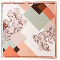 Fabricant d'écharpes en soie, design personnalisé, bandana en satin, écharpe de cou personnalisée